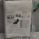 100% Blackout Shield Linen Blackout Curtains for Bedroom 96 Inches Long, Back Tab/Rod Pocket Living Room Drapes, Thermal Insulated Blackout Curtains 2 Panels Set, 50" W x 96" L,Cream