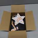 2026 Graduation Decorations, 5Pcs Black Gold White Wooden Table Centerpieces Decor Include Grad Cap Diploma Star Supplies Medal Sign, of Congrats Graduation Day Class Party Decoration.