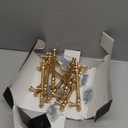 Asidrama 10 Pack 5 Inch(128mm) Brushed Brass Kitchen Cabinet Handles, Gold Cabinet Pulls Kitchen Cabinet Hardware for Cupboard Drawer Pulls