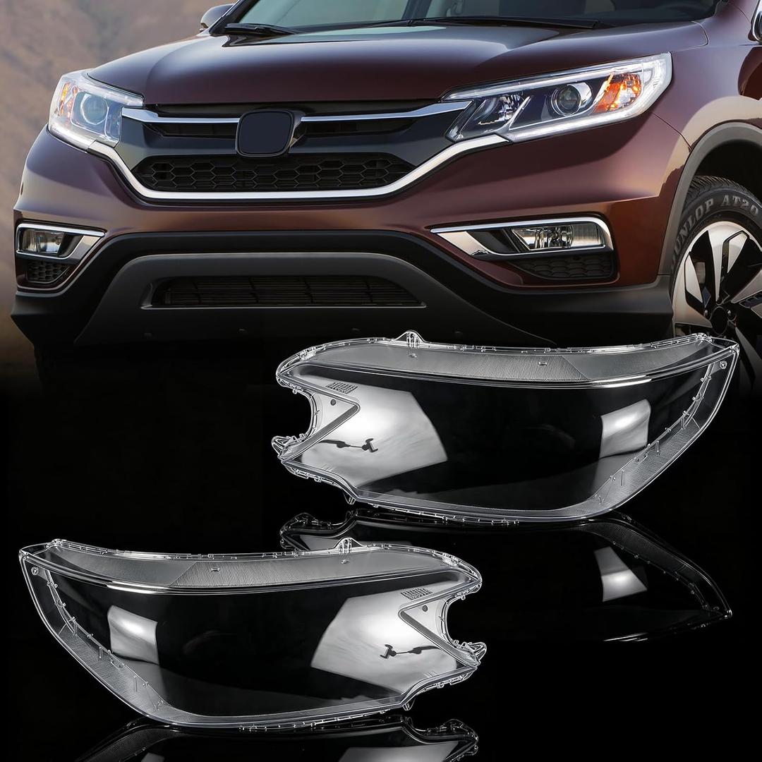 Headlight Lens Cover Compatible with 2012-2014 Honda CRV