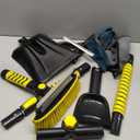 Yougfin Snow Brush with Ice Scraper 33 inch, 4 in 1 Extendable Snow Removal for Cars with Foam Grip and 360° Pivoting Brush Head, Heavy Duty Snow Cleaner for Auto Truck SUV (YELLOW)