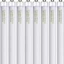 8 Pack F8T5/WW Fluorescent Bulbs Warm White, 12 inch Under Cabinet Light Bulb, T5 8 Watt Fluorescent Tube Soft White, G5 Mini Bi 460 Lumens No Dimmable