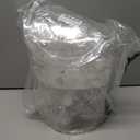 Sea Team Christmas Baubles Set Clear Plastic Shatterproof Multi-Size Decorative Christmas Baubles with Stuffed Delicate Decorations (25 Pieces, White)