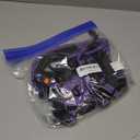 IVY&LANE No Pull Dog Harness for Small Dogs, Dog Vest Harness with Leash, Safety Belt and Storage Strap, Fully Adjustable Harness, 360 Reflective Strip, Soft Handle (Purple, XS)