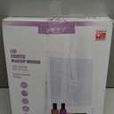 HIEEY Lighted Makeup Mirror, 14.1" x 12.1" Hollywood Vanity Mirror with Lights, Three Color Lighting Modes, and 5X Magnification Mirror, Smart Touch Control, 360Rotation (White,Gift Box)