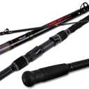 Fiblink Surf Fishing Rod 2 Piece/3 Piece/4 Piece Portable Travel Casting Rod Saltwater Surf Rod (9'/10'/12'/13'), Large