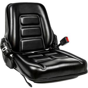 Universal Forklift Seat, Tractor Seat with Safety Belt, Adjustable Back and Operator Position Switch,for Tractor,Excavator Skid Loader Backhoe Dozer Telehandler