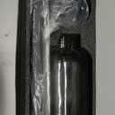 Mouthwash Dispenser for Bathroom, Glass Mouth Wash Pump Dispenser with Cup Holder, 17 Fl Oz Mouthwash Bottle Decanter with Tray, Refillable Mouthwash Dispenser Container (Clear)