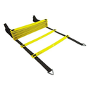 Mantra sports Adjustable Agility Ladder for Soccer, Speed, Football, Fitness with Carry Bag, Yellow