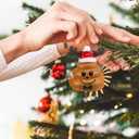 3 Pcs Funny Christmas Poop Gag Gifts Ornaments Resin Santa Claus Snowman Poop Tree Ornaments 3 Styles Christmas Hanging Decor for Xmas Trees Holiday Party Gag Gifts (Assorted)