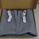 Dog Pee Pad Holder, Dog Potty Tray Silicone Puppy Pad Holder Tray Fits for 24" x 24" Training Pads, Puppy Potty Tray With 4 Clamps No Spill Raised Lip High Edge for Indoor Floor Protection (Dark Grey)