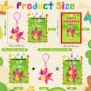 96 Pcs Valentine's Day Gifts Dinosaur Keychains with Valentines Cards Funny Exchange Gifts for Party Favors Goodie Bag Stuffers Treat Bulk Birthday Supply Decoration