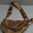 FEIBOON Spacious Nylon Crossbody Bag Bum Bag Handbags Wallets Purses Trendy Shoulder Bag for Women