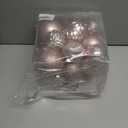 Christmas Balls Ornaments -36pcs Shatterproof Christmas Tree Decorations with Hanging Loop for Xmas Tree Wedding Holiday Party Home Decor,6 Styles in 3 Sizes(Rose Gold)