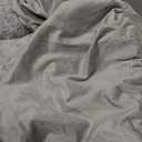 JOEJOY Small Dog Bed Cat Bed with Hooded Blanket, Cozy Cuddler Luxury Puppy Pet Bed, Donut Round Calming Anti-Anxiety Dog Burrow Cave Bed - Anti-Slip Bottom and Machine Washable 23 inch (Grey)