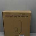 Tankless Water Heater Electric 110V, 3000W Instant Electric Water Heater, Under Sink Water Heater with Digital Display, On Demand Hot Water heater Electric for Kitchen Bathroom Washin