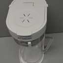 Iced Tea Maker, Brewing System with 2.5-quart Glass Pitcher, sliding strength selector, Stainless Steel Decoration, Reusable Filterwhite