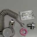 Shower Head Sink- Sink Hose Sprayer Attachment for Faucet- Bathroom-Utility-Bathtub- Shower Head Attachable Nozzle , Swivel Aerator w/10FT Extra Long Retractable Hose, No Drilling Support