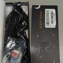 MZOO Luxury Sleep Eye Mask for Side Sleeper Men Women, Zero Eye Pressure 3D Sleeping Mask, Light Blocking Patented Design Night Blindfold, Soft Eye Shade Cover for Travel, Black