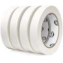 4 Pack White Painters Tape - Masking Tape 1 inch Wide - Multi-Surface, Smart Adhesion, Indoor & Outdoor Use - Paint Tape for DIY, Labeling, Art, Car, General Purpose - 360FT Total