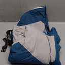 IECOii Large Dog Coat with Harness Built in, Reflective Waterproof Dog Coat for Giant Breeds - Zip Up Fleece Jacket for Dogs, Great Dane Winter Coats Warm Snowsuit for Cold Weather, Turquoise Green, 4XL (XXXX-Large, Chest: 47.24 in)