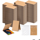 300 Sets Cardboard Sleeves Folded 3 x 4.5 Inches 150 Corrugated Card Shipping Protector 150 Plastic Protector for Sports Cards, Trading Cardboard Shipping Supplies