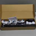 Halloween Decorations Outdoor Solar Eyeball Lights 4 Pack 32 LED 8 Modes Waterproof Scary Spooky Eyeballs Light Purple and Green Solar Garden Lights for Yard Party Halloween Decor (Green & Purple)