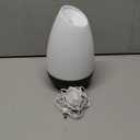 HealthSmart 500ML Essential Oil Diffuser for Large Rooms, Cool Mist Humidifier and Aromatherapy Diffuser, Adjustable Timer, Mist Mode and 7 LED Light Colors, White (Pack of 1)