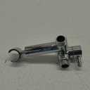 Solid Metal Shower Arm Diverter with Handshower Mount for Hand Held Showerhead 3-Way Bathroom Universal Shower System Replacement Part (Chrome)