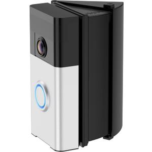 QIBOX Adjustable (30 to 55 Degree) Angle Doorbell Mount Compatible with Ring/Blink Video Doorbell 4/3/2/1/Wired/Pro/(2020 Release), Replacement Adapter Mounting Holder Bracket Wedge Accessories Kit