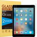 SPARIN 2 Pack Screen Protector for iPad 6th 5th Generation/iPad Air 2 9.7 inch, Tempered Glass Compatible with Apple Pencil