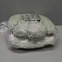 HOMBYS 8 Pack Assorted Chunky Yarn for Crocheting, Super Bulky Large Soft Fluffy Yarn, Plush Fuzzy Yarn, Thick Chenille Yarn for Hand Knitting/Arm Knitting,4 White & 4 Sage Green(27yds,8 oz Each Skein)