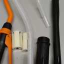 Battery Operated Gas Pump with Nozzle - Battery Powered Gasoline Transfer Pump With 3 FT Long Hose 2.2 GPM Transfer Pump For Water Kerosene Gas Can Hand Fuel Pump