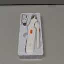 2 in 1 Dog Nail Clippers & Cat Nail Clippers Trimmers for Large Medium Small Dogs Cats Claw Trimmer Quick Sensor and Safety Guard USB Rechargeable Dogs Nail Trimmer with Catcher & 2 LED Lights (White)