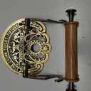 Renovators Supply Manufacturing Toilet Paper Holder Stand Wall Mount 7.5 in. Brass Toilet Paper Roll Holder