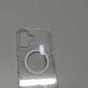 MAGEASY Case for iPhone 16 Plus 6.7" - Never Yellowing Crystal Clear Glitter Case with Sparkle, 16ft Drop Protection, Compatible with MagSafe | Bright M - Luminous Clear