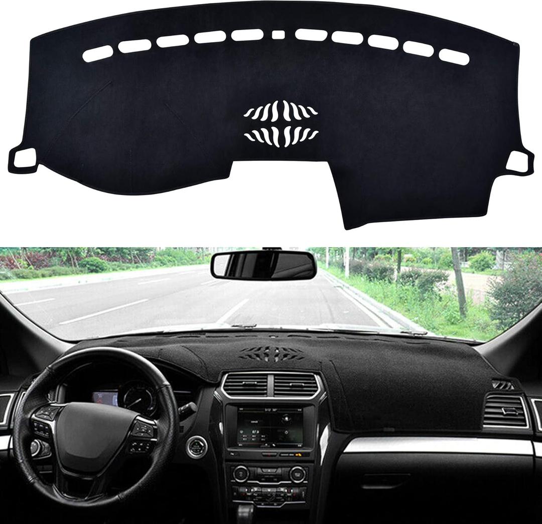 SPEEDWOW Dashboard Dash Board Cover Mat Carpet Compatible with 2011-2019 Explorer