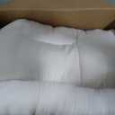 Mellow Cloud Alignment Pillow Ergonomic Support for Neck & Spinal Alignment, Dual Height, Adjustable Fill, Machine Washable Cover, Full / Queen