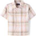 The Children's Place boys Short Sleeve Button Up Shirt,  (S/P)