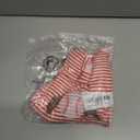 Fuethsuy Baseball Toddler Baby Boy Girl Clothes Striped Short Sleeve T-shirt Tops Elastic Waist Shorts Set 2Pcs Summer Outfit (Red, 18-24 Months)