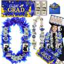 Class of 2026 Graduation Leis with Money Gift Set, 2 pcs Candy Lei Graduation Cash Holder,Personalized Graduation Gifts Money Leis with Photo Frame Congrats Grads Gift Idea for Graduate Party Supplies
