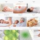 UNILIBRA Twin Mattress Pad Waterproof Rayon Made from Bamboo, Fitted Deep Pocket Mattress Cover fits 6''-19'', Breathable Quilted Mattress Protector, White
