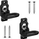 2 Pack Folding Safety Step,Black, E-Coat Steel Heavy-Duty Fold Down Utility Body Step Grab flip-up Handle Step for Truck,Trailers, Busses, Boat, RV, Camper, and Other Vehicles