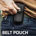 Pohaku Multitool Pocket Knife, Gifts for Men, 13 in 1 Pocket Multi Tool with 3" Large Blade, Safety Locking Design, Spring-Action Plier, Durable Nylon Sheath for Camping, Fishing, Survival, Hiking