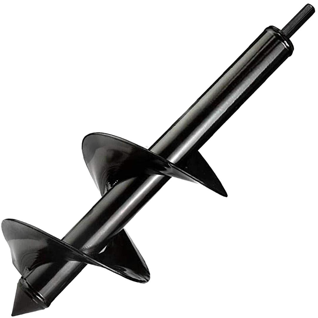 Auger Drill Bit for Planting 4"x12",Garden Plant Flower Bulb Bedding Planter Auger Spiral Drill Bit,Easy Planter Garden Auger,Post Hole Digger for 3/8 Hex Drive Drill