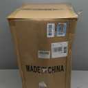 24,21,11 Inch Large Plastic Planters with Drainage Hole and Saucer - Set of 3 Tall Plant Pots Indoor Flower Pot Tall Round Planters Outdoor Large Tall Planter (Blue Black Gradient)