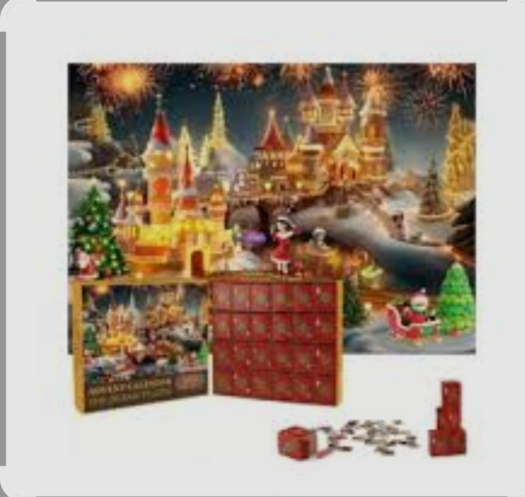 Advent Calendar The Jigsaw Puzzle 1008 Total Pieces 42 Piece Per Day For 24 Days 27.5x19.7in Advent Calendar The Jigsaw Puzzle 1008 Total Pieces 42 Piece Per Day For 24 Days 27.5x19.7in