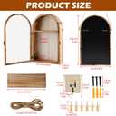Shadow Box Frame 10x16inch Shadow Boxes Display Cases with Linen Back and Removable Shelves, Picture Frame Wedding Bouquet Memorabilia Medals Photos Memory Box for Keepsakes