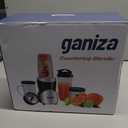 Ganiza Smoothie Blender, 900W Blenders for Shakes and Smoothies, 15-Piece Personal Blender and Grinder Combo for Kitchen, Smoothies Maker with 4 BPA-Free Portable Cup, Nutritious Recipe
