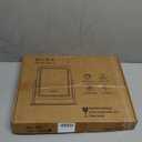 ROLOVE Vanity Mirror with Lights 13x16 Inch, Smart Touch Control, 3 Color Lighting Modes, Table Top Mirror with Stand for Bedroom (White)